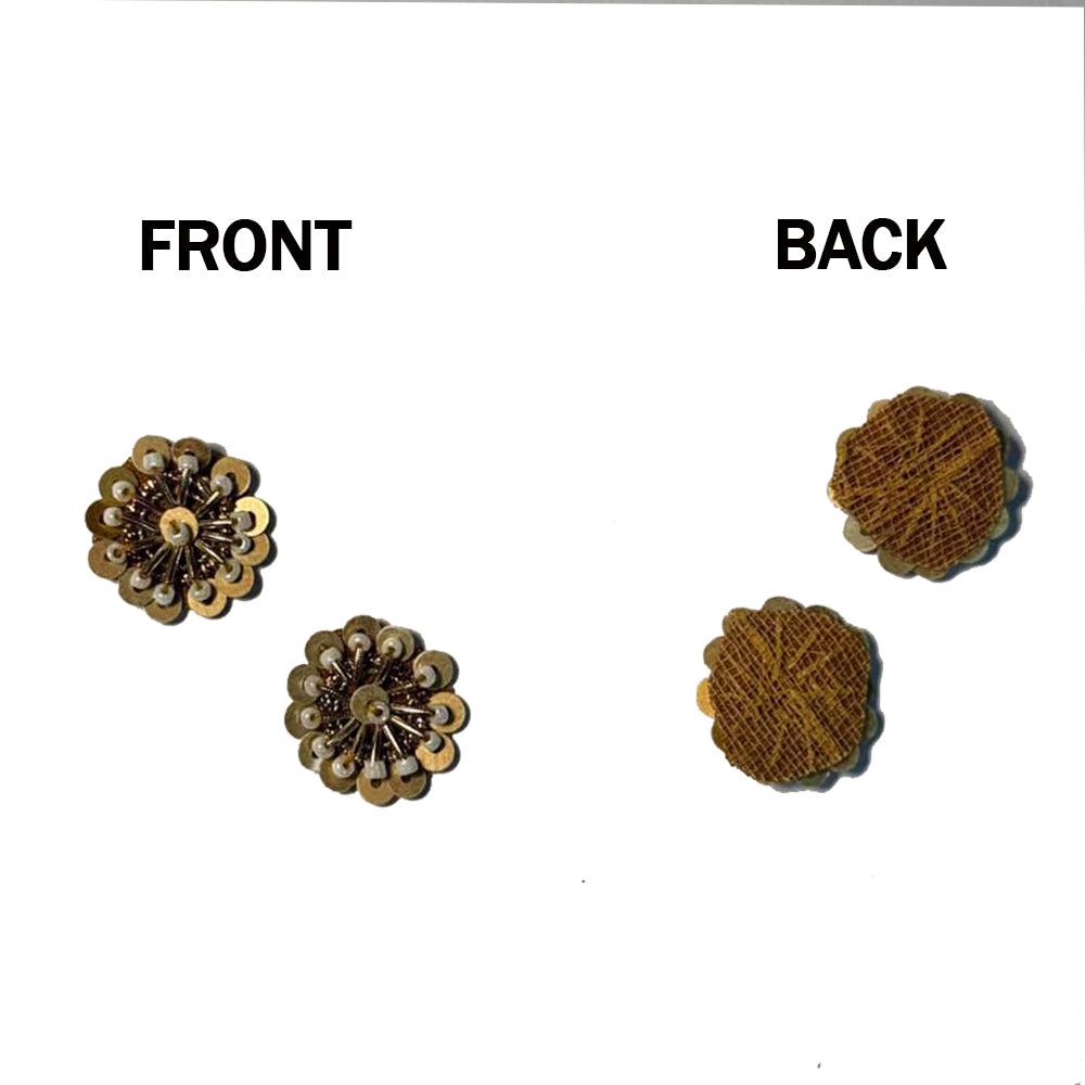 Pack of 20 Pcs Flower Shape Small Butti Patches