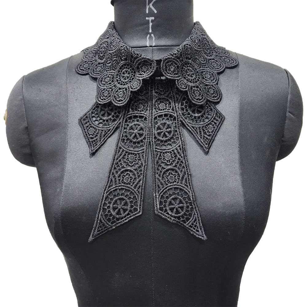 Fancy Cotton Collar with back button