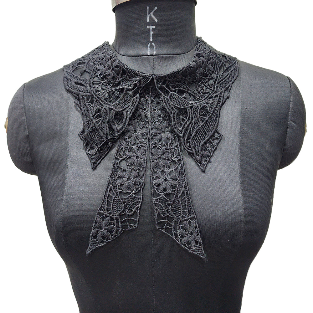 Fancy Cotton Collar with back button