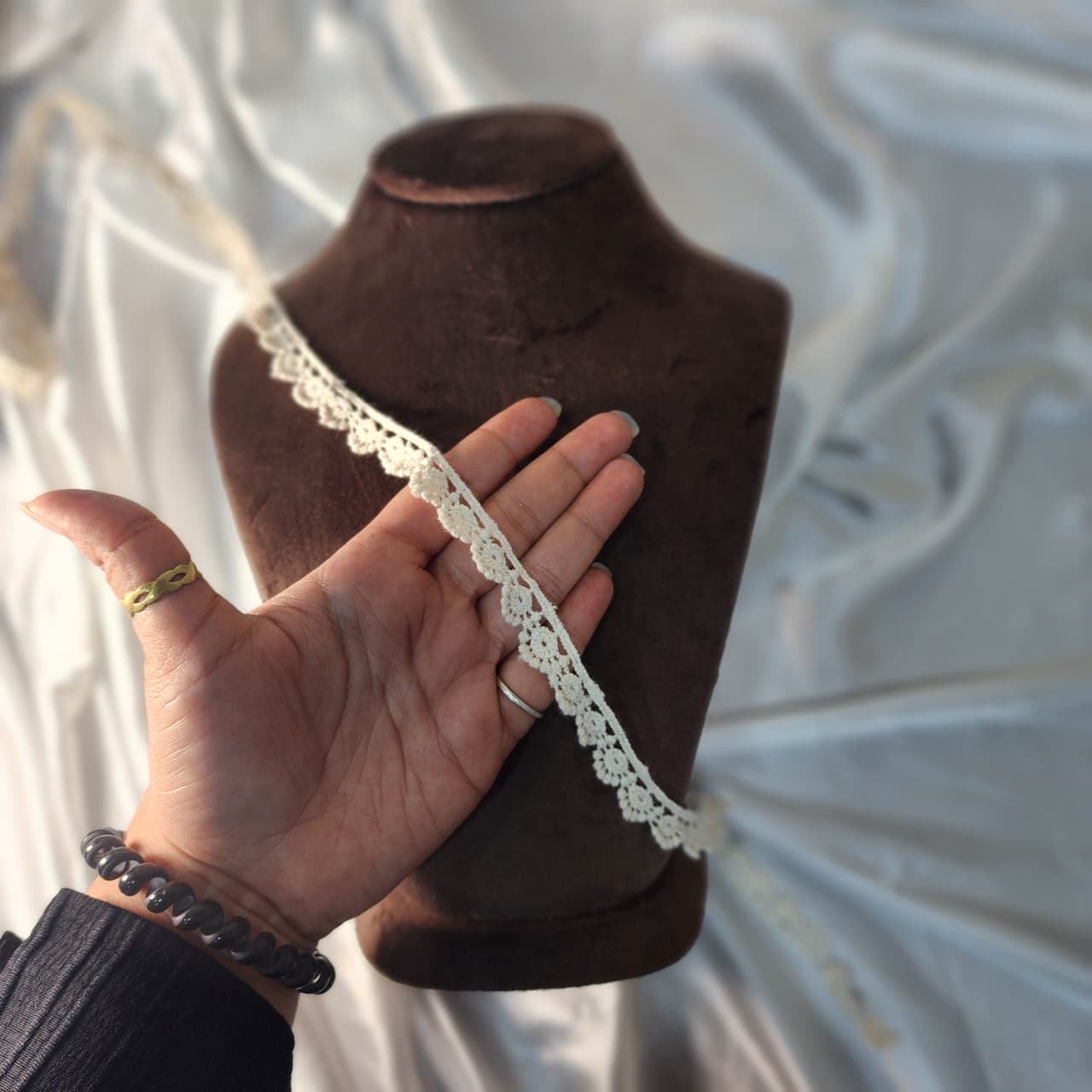 Beautiful Off-White Decorative Lace Trim