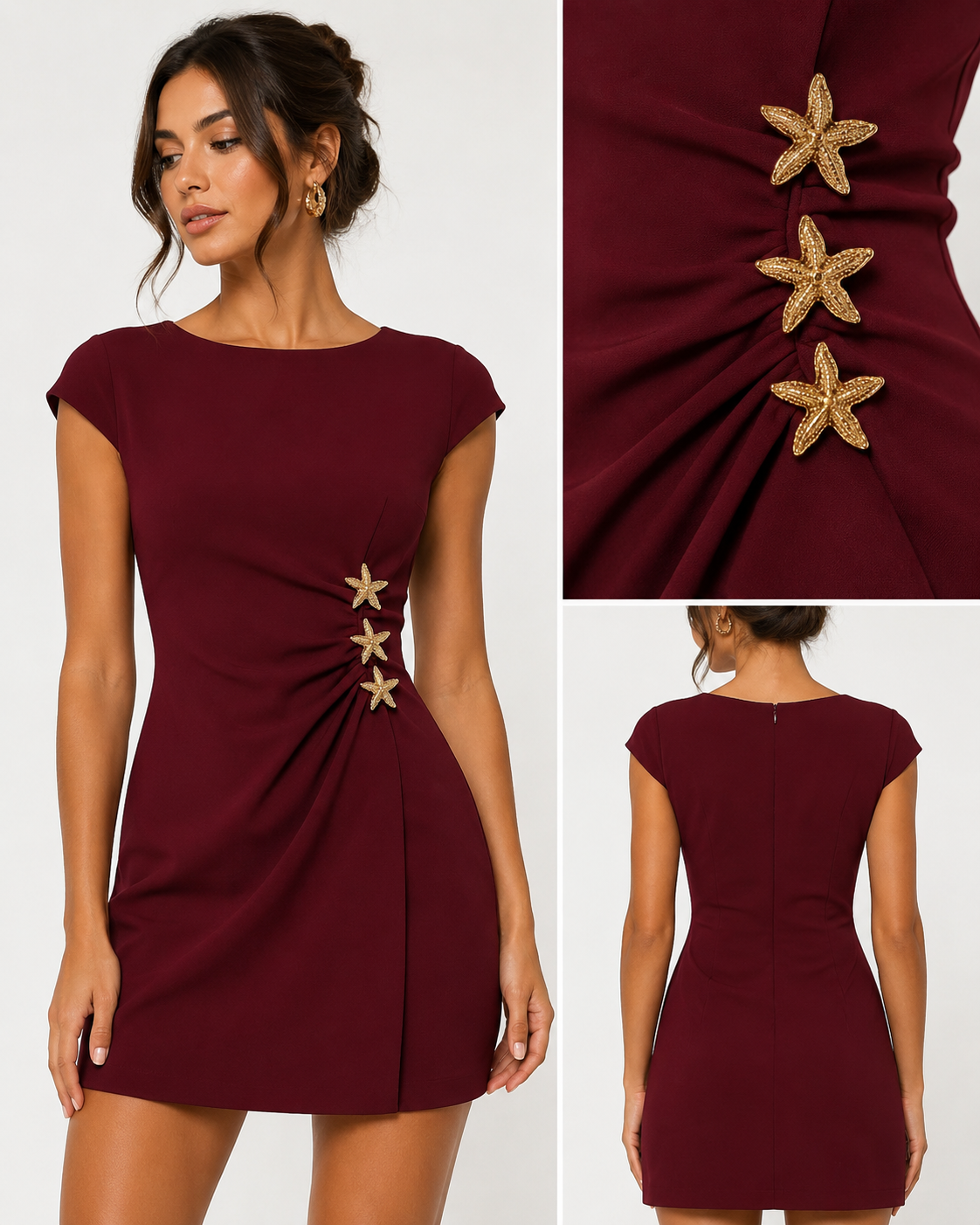 Starfish Metal Buttons for Dresses, Cardigans & more