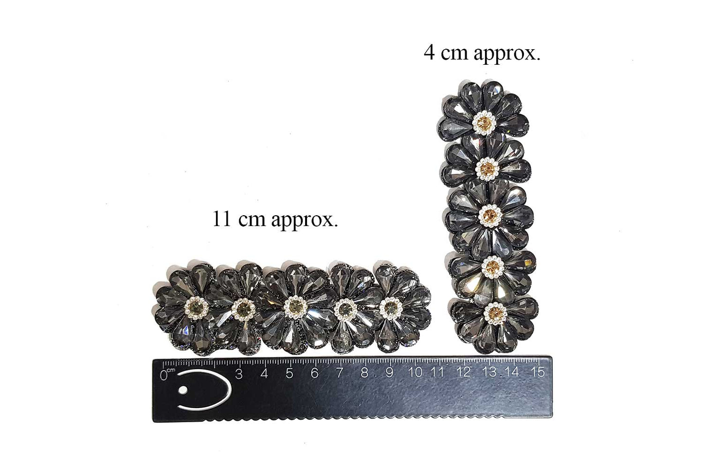 Rhinestone Work Fancy Patch Applique (1 Piece)