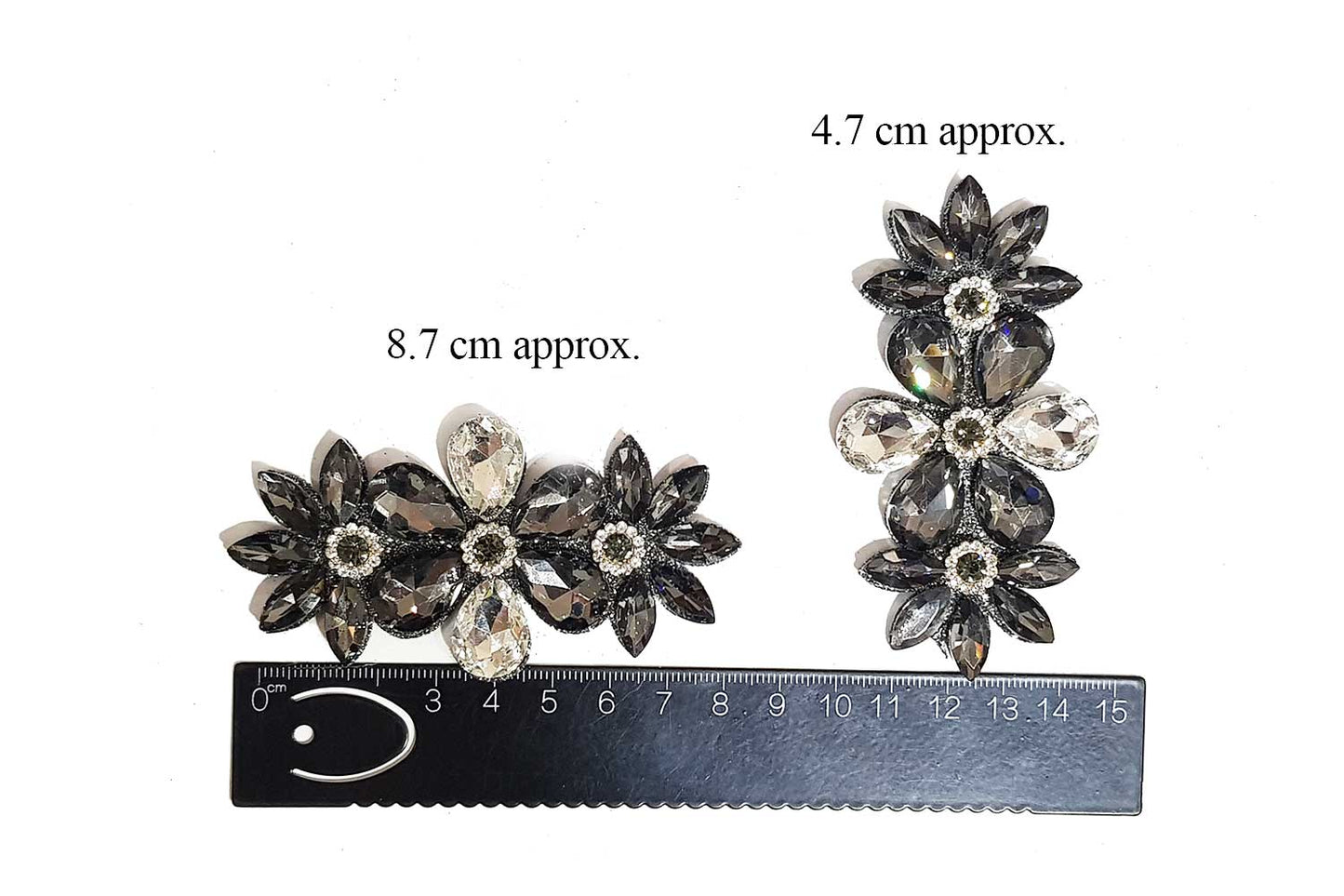 Rhinestone Work Fancy Patch Appliques ( 1 Piece)