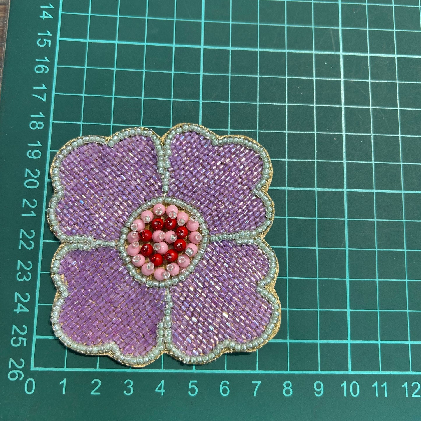 Flower shape fancy patch