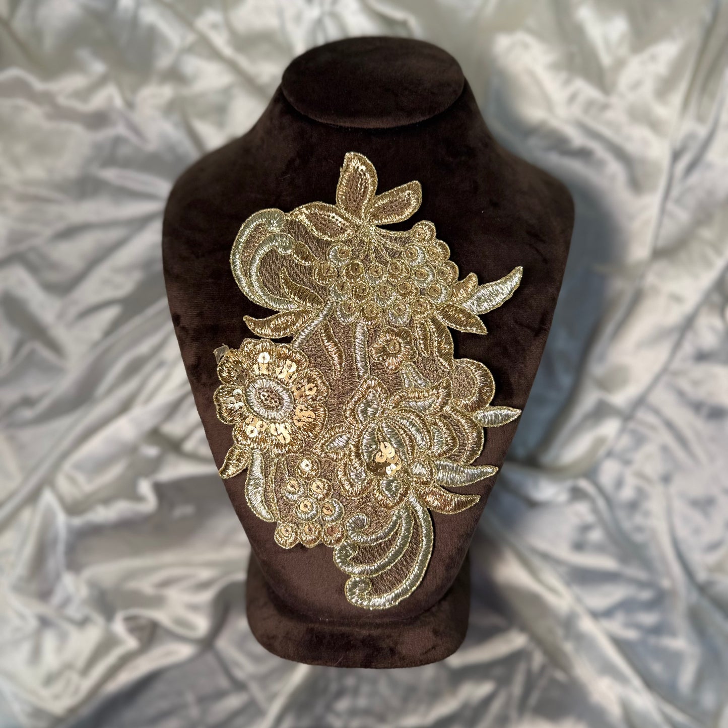 Fancy Zari work Patches Set of 2 Pieces
