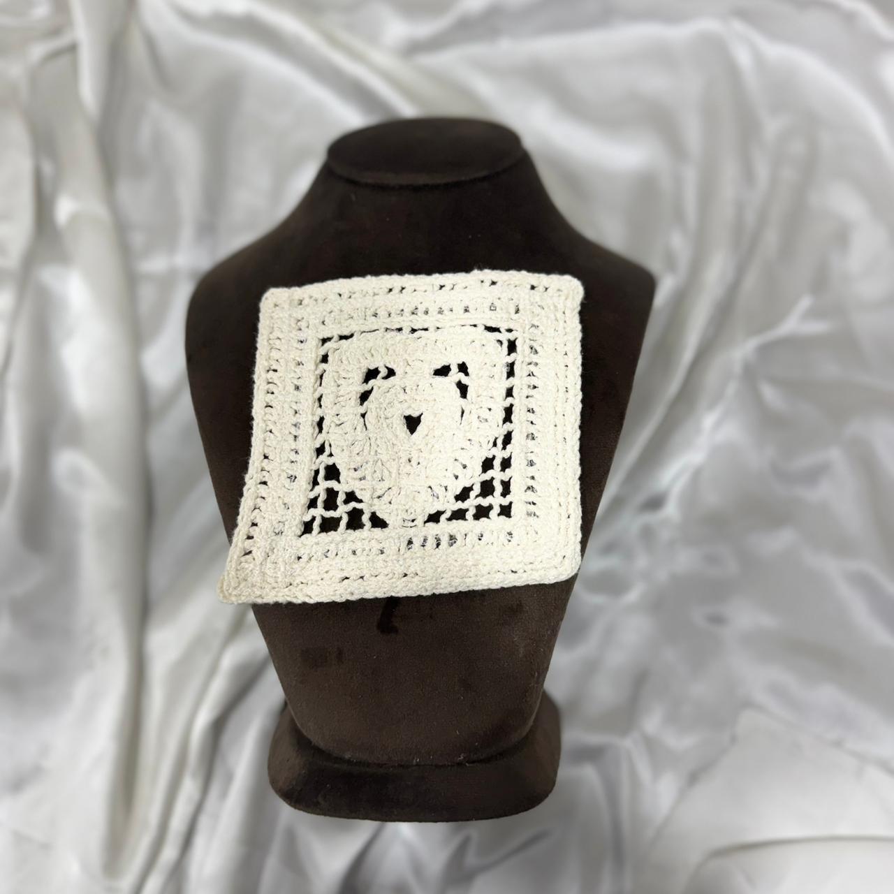 Handmade Pearl Embellished Pocket Patch