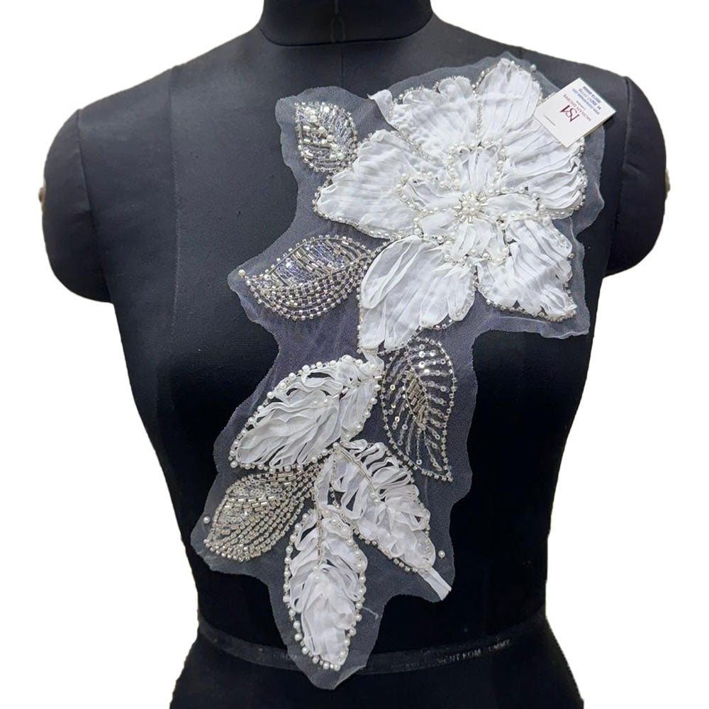 Decorative Designer Flower Embroidery Patch