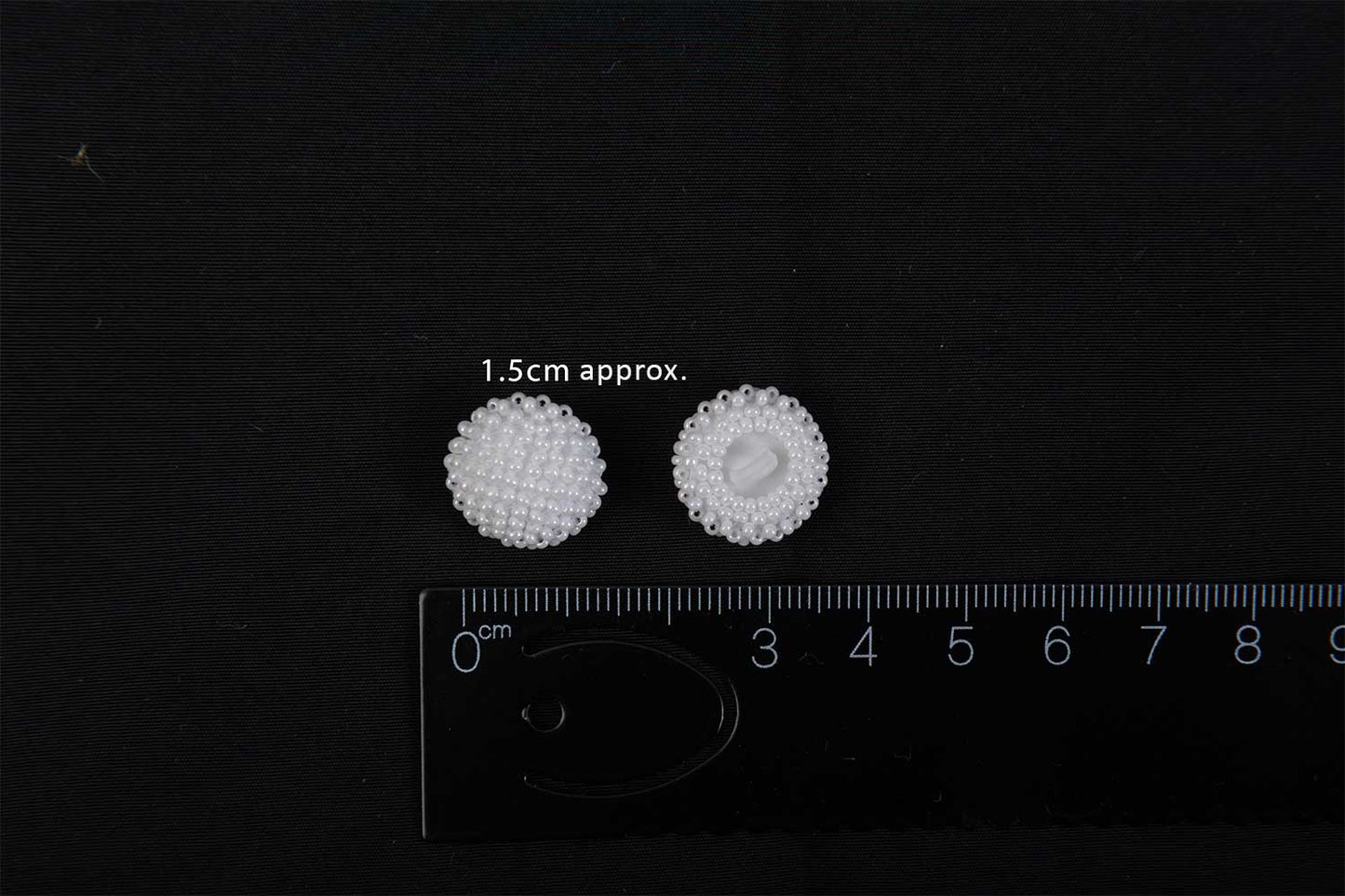 Pearl work Round Shape Light Weight Buttons