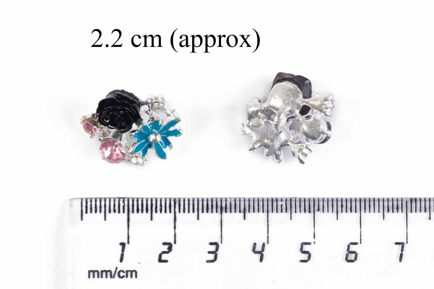 Elegant Floral Metal Buttons