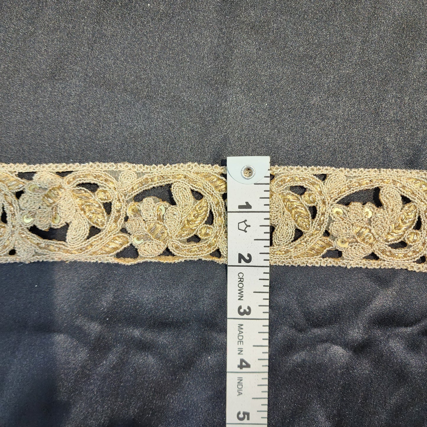 Rose Gold designer Zari lace
