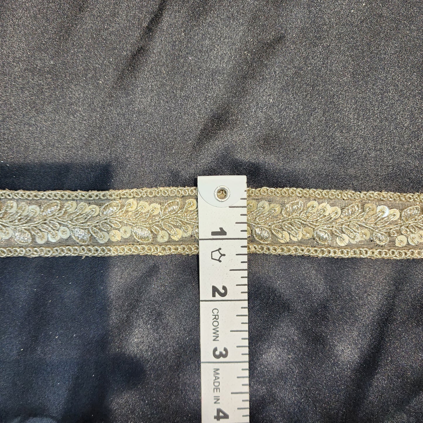 Water Golden Designer Zari lace