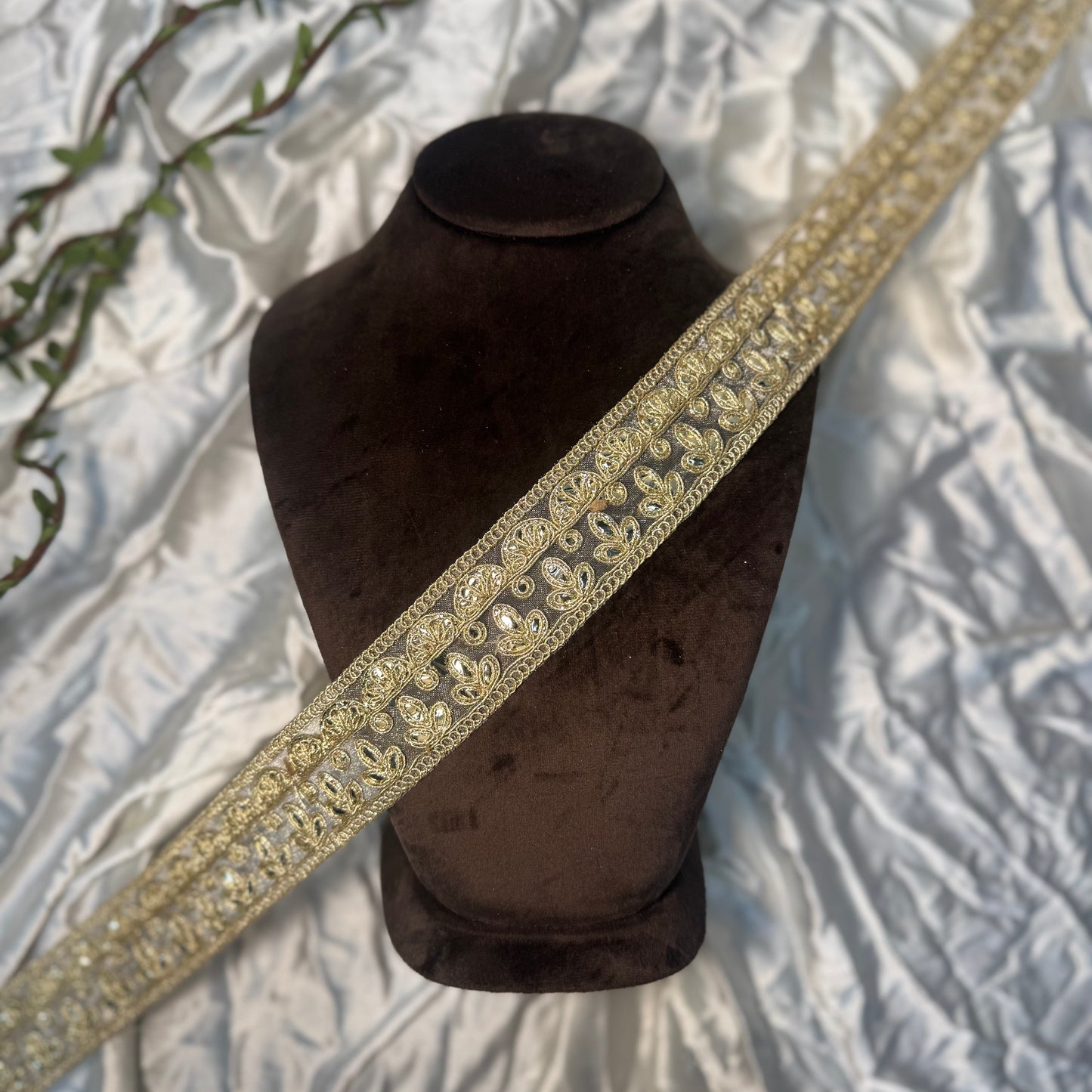 Golden Zari work Lace Border