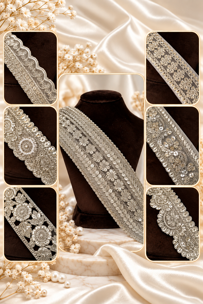 Machine work lace   ( Sale 20% off )