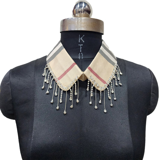 Skin Checkered Fancy Stonework Collars with back button