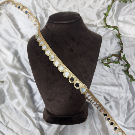 Golden Round with Sequence Mirror Lace Birder