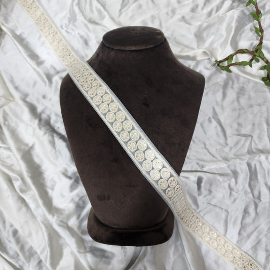 Chikankari Elegant Lace Border