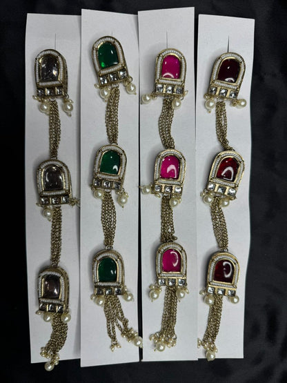Fancy Kurta Patti with Pearl Chain