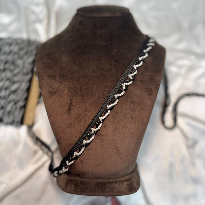 Classic Loop Pattern Beaded Lace