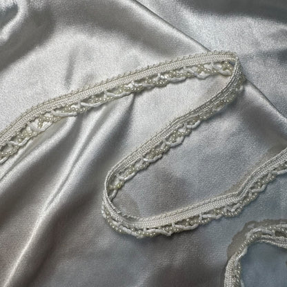 Classic Loop Pattern Beaded Lace
