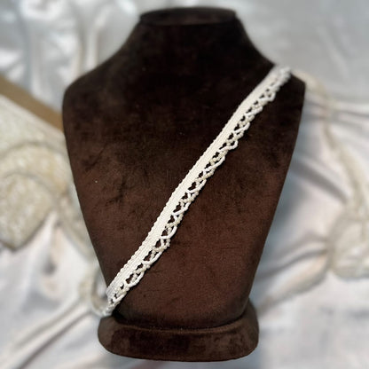 Classic Loop Pattern Beaded Lace