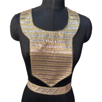 Gota Pati Work Neckline Applique with Sleeves Work