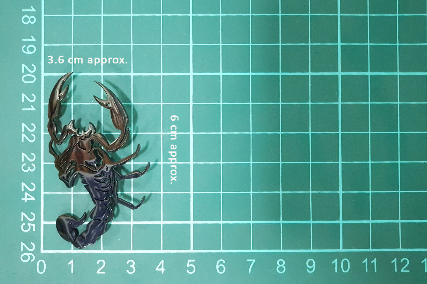 Black Scorpio Designer Brooch/Lapel Pin 1 Piece