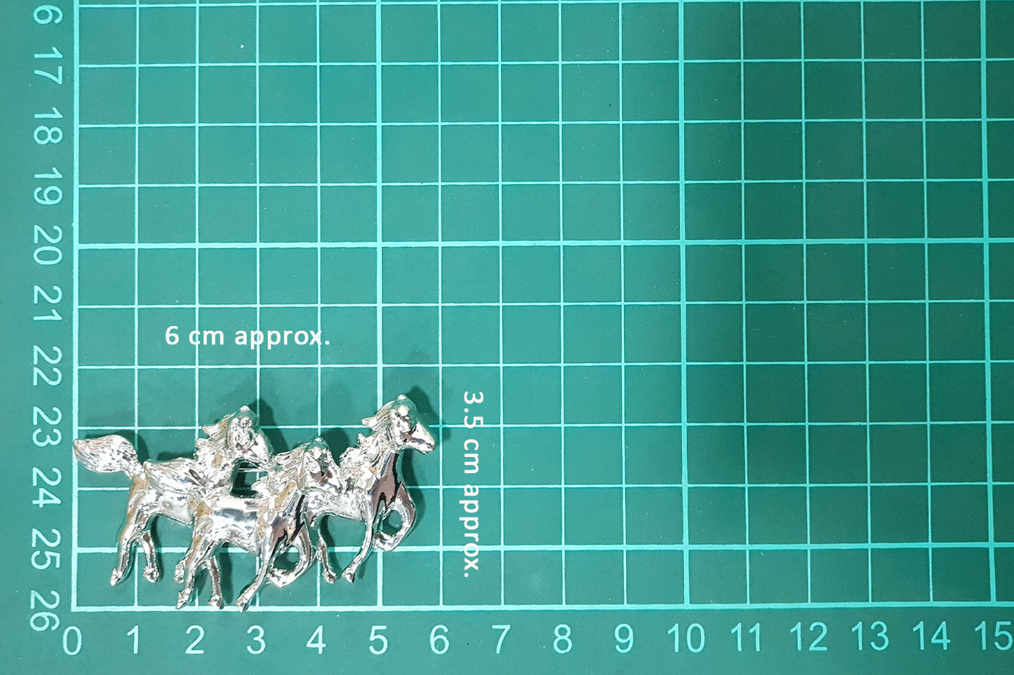 Silver Horse Designer Brooch/Lapel Pin Package of 1 piece