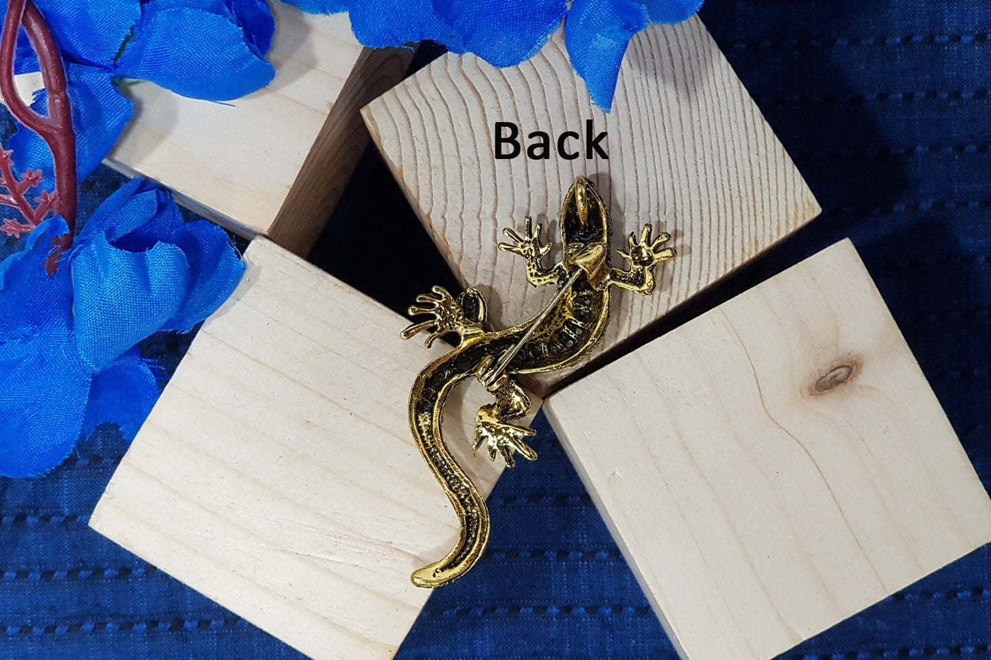 Antique Lizard Designer Brooch/Lapel Pin Package of 1 piece
