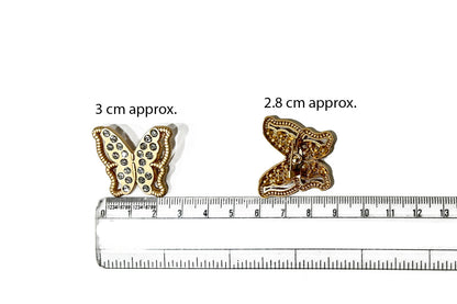 Butterfly Design Brooches - with back pin