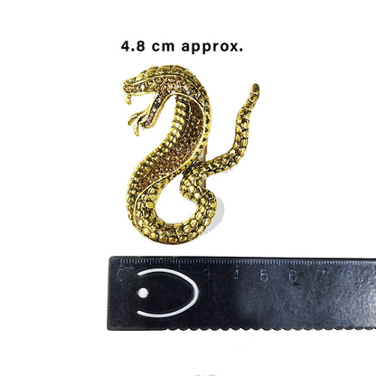 Golden Color Dragon Shaped Designer Lapel Pin Brooch 1 Piece