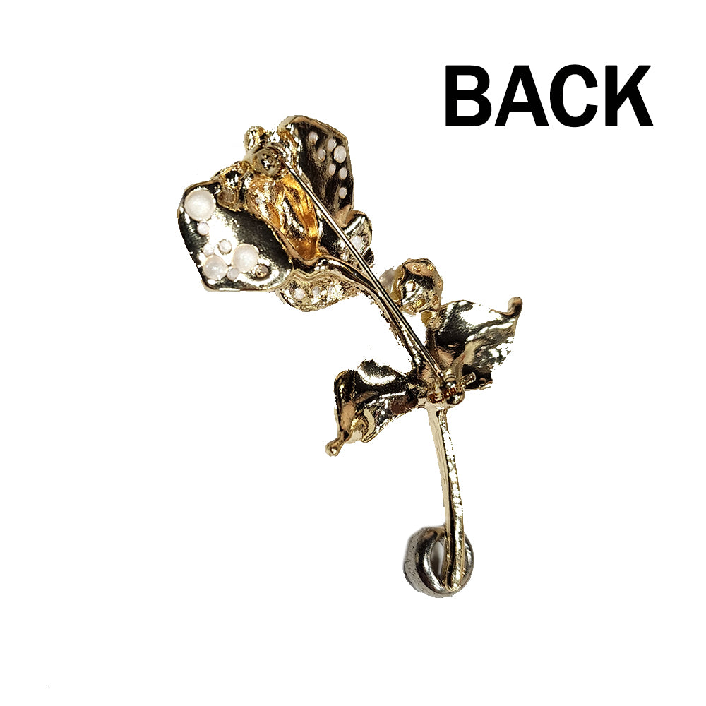 Flower Shape Designer Brooch Lapel Pin Package of 1 piece