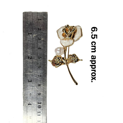 Flower Shape Designer Brooch Lapel Pin Package of 1 piece