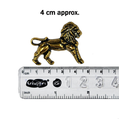 Golden color Lion Shaped Designer Brooch with Back Pin