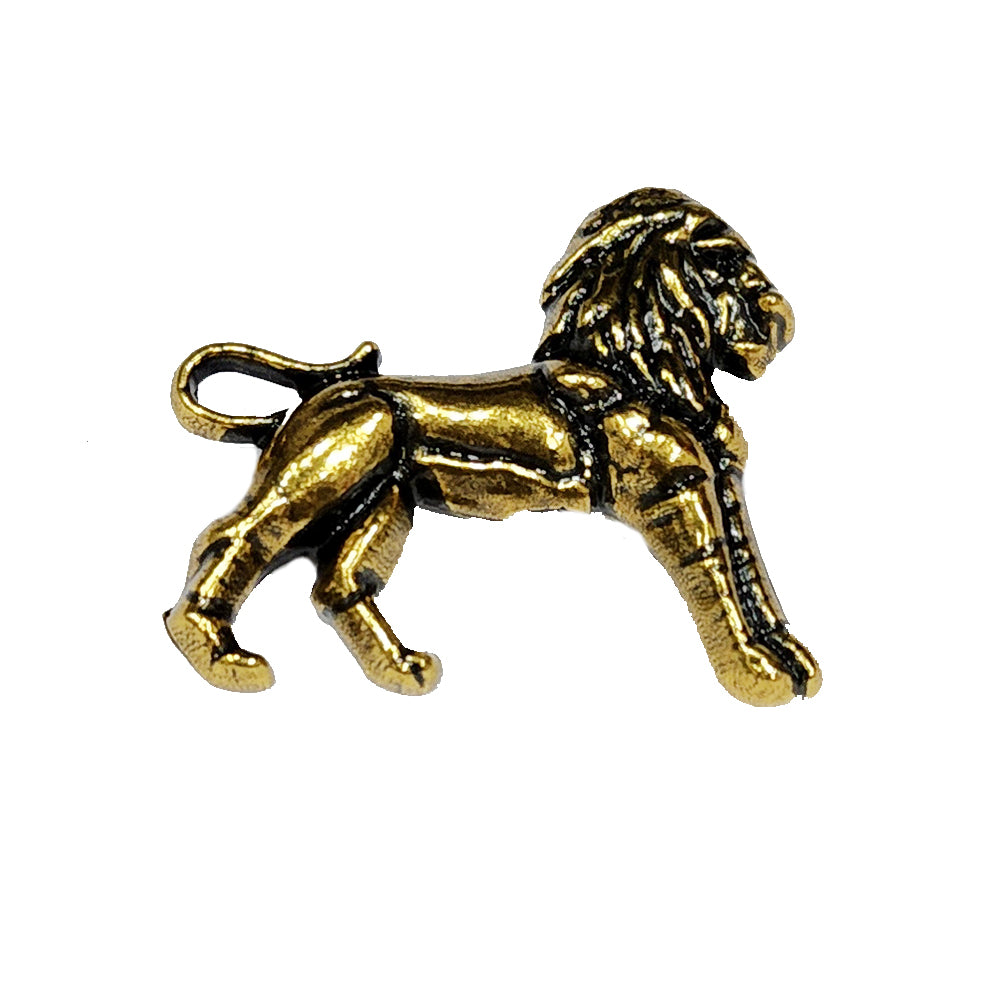 Golden color Lion Shaped Designer Brooch with Back Pin