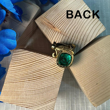 Fancy Cat Design Brooch with Stonework