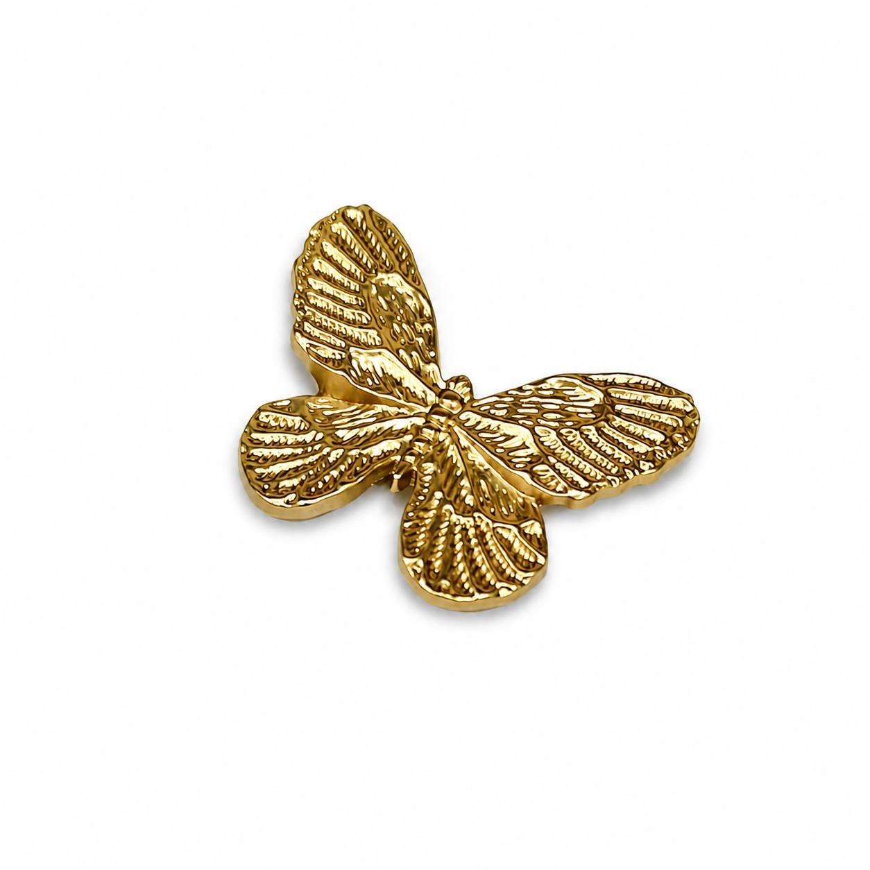 Classic Gold Butterfly Fashion Brooch