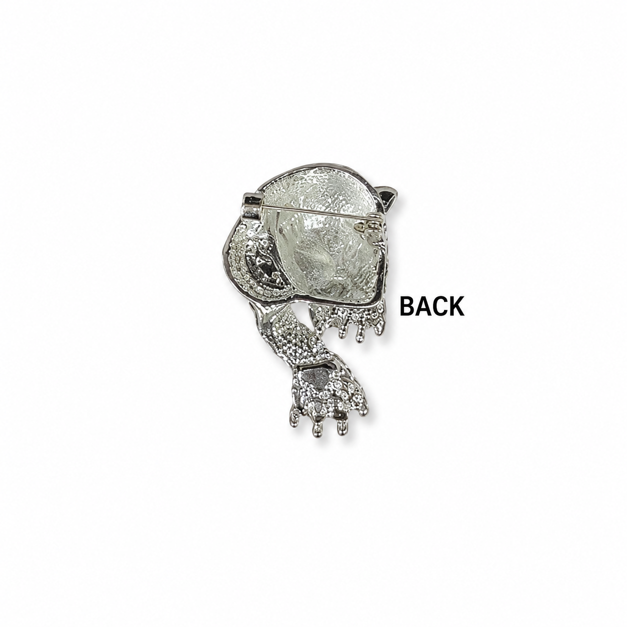 Luxury Crystal Tiger Head Brooch