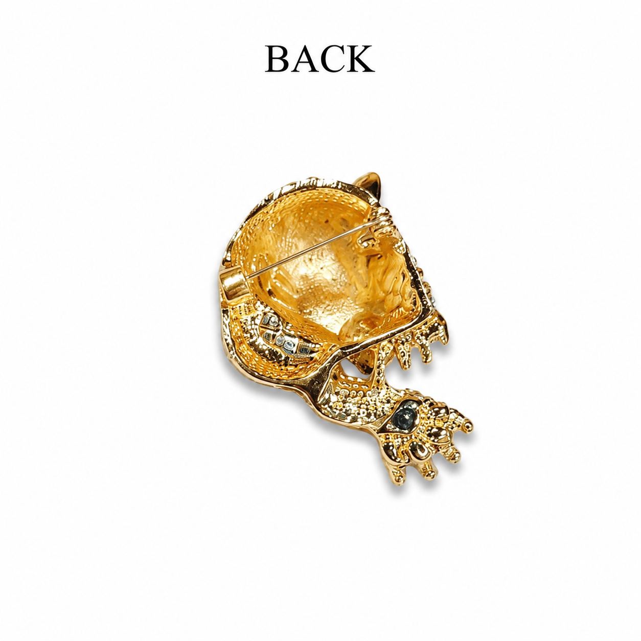Luxury Crystal Tiger Head Brooch
