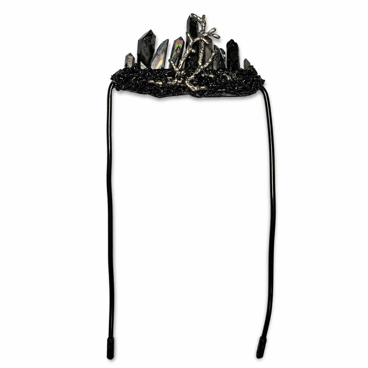 Dark Crystal Crown Pocket Brooch (1 piece)
