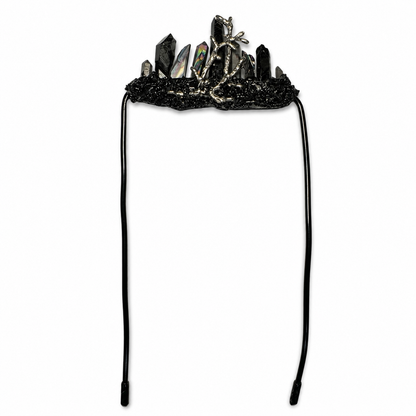 Dark Crystal Crown Pocket Brooch (1 piece)