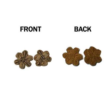 Antique color Flower Butti Patches 10 Pcs