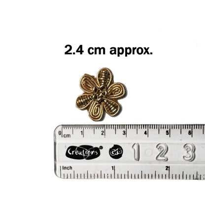 Antique color Flower Butti Patches 10 Pcs