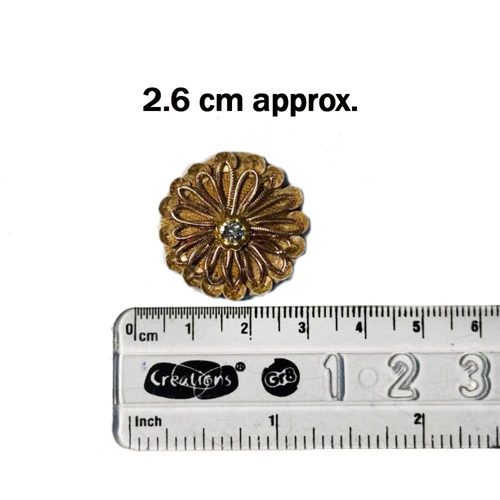 Antique color small Flower Patch 25 Pcs