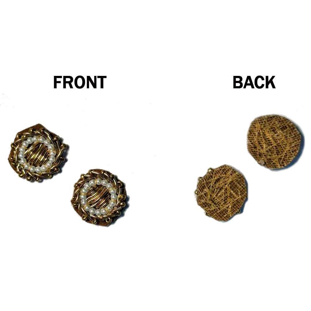 Round Antique Color Moti work Small Butti Patch 20 Pcs