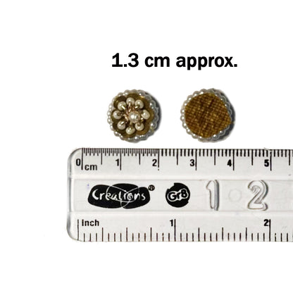 Round Sequins and Moti work Small Butti Patch 20 Pcs