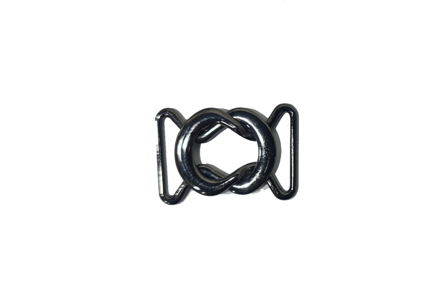 Metallic Grey Color Fancy Buckles Package of 2 pieces