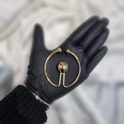 Golden Color Metal Slider Connector Hook Adjusters Buckle