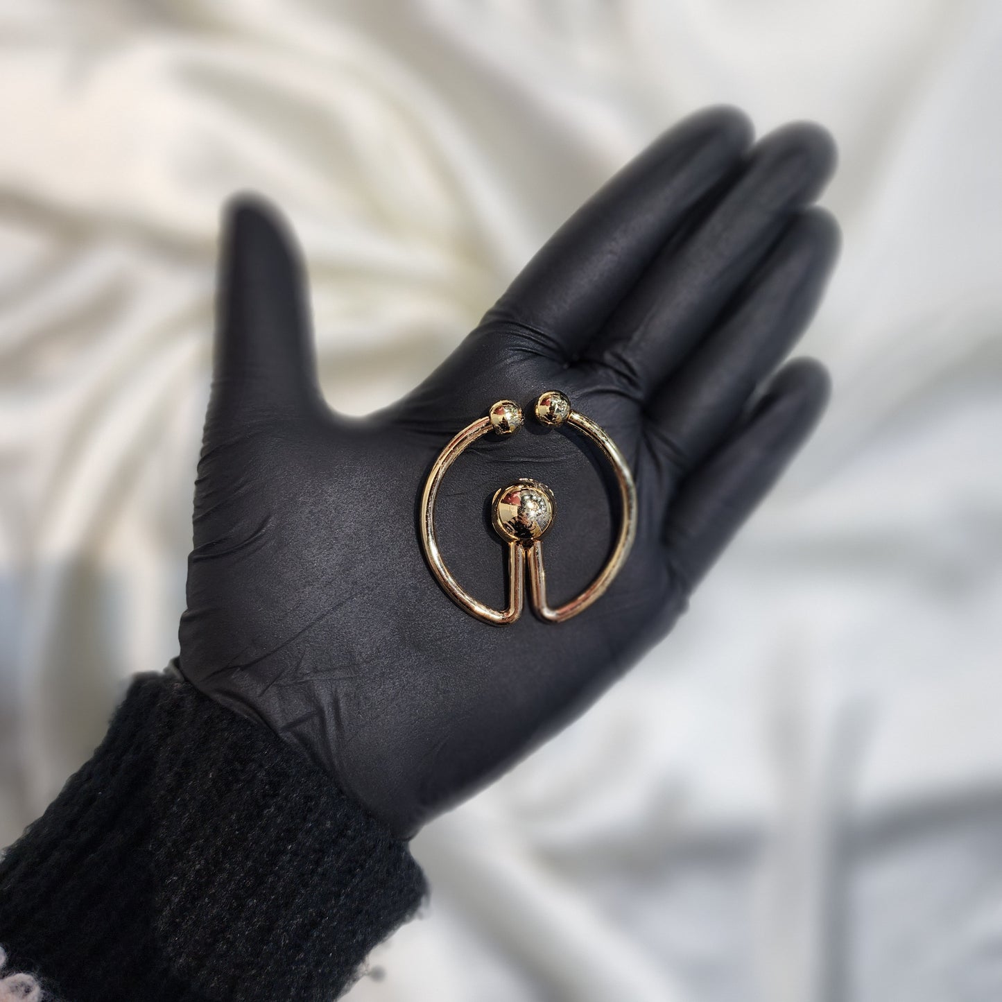 Golden Color Metal Slider Connector Hook Adjusters Buckle