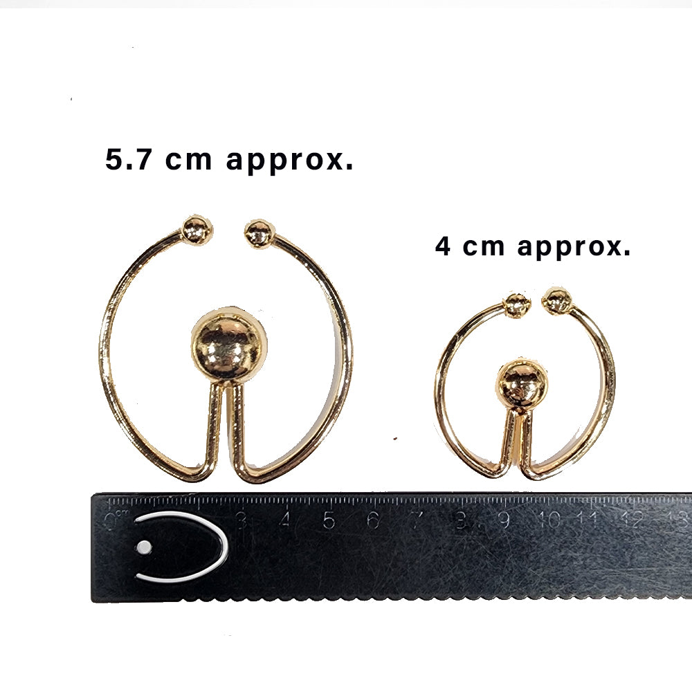 Golden Color Metal Slider Connector Hook Adjusters Buckle