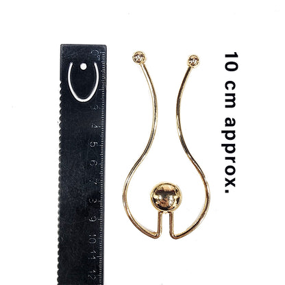 Golden color Charming Connecter Hook Adjusters Buckles